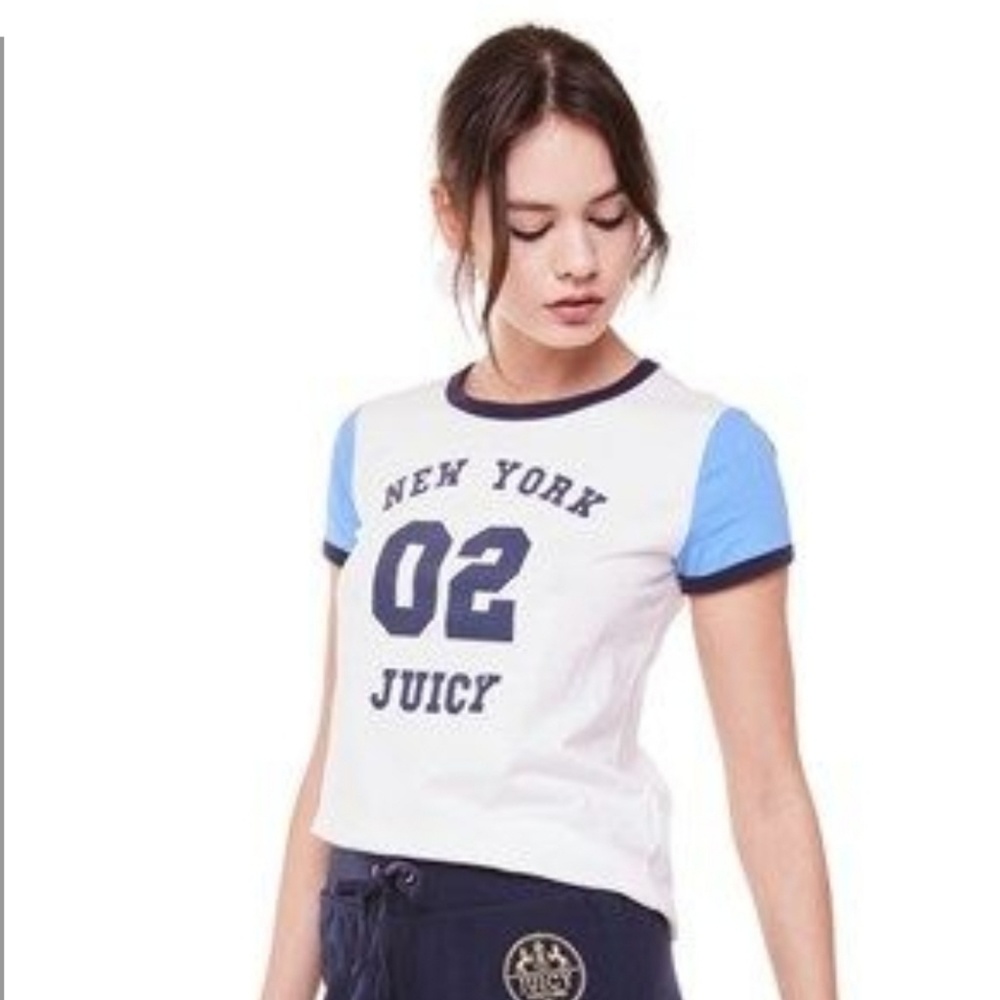 Juicy Couture Black Label New York Color Block tee